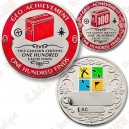 Geo Achievement® 100 Finds - Coin + Pin's