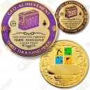 Geo Achievement 3000 Finds - Coin + Pin's