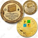 Geo Achievement 4000 Finds - Coin + Pin's