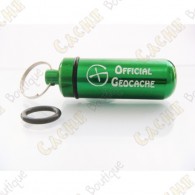 Micro capsule 'Official Geocache' 4 cm - Verte