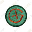 Patch geocaching rond - Orange