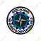 Patch geocaching rond - The World is our Playing Field
