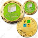 Geo Achievement 8000 Finds - Coin + Pin's