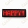 Badge avec message lumineux LED défilant