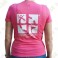 T-Shirt "Travel Bug" Trackable Femme - Rose