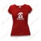 T-Shirt "Until Death Do Us Part" Mulheres - Vermelho