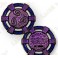Géocoin "Black rose" - Violet