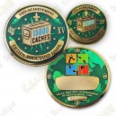 Geo Achievement&reg; 15 000 Finds - Coin + Pin's