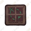 Patch Geocaching Groundspeak camuflagem