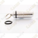 Micro capsule "Official Geocache" 5 cm - Silver