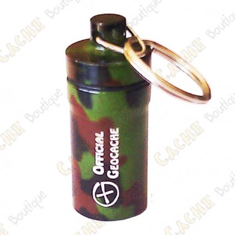 Micro cache "Official Geocache" 5,2 cm - Camo