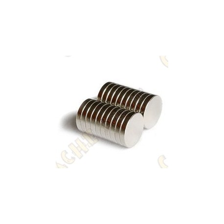 Neodynium magnets, 12mm - Pack of 5