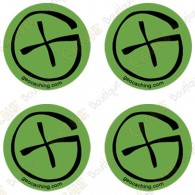 Sticker Geo "Round Small" - Lot de 4