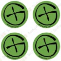 Sticker Geo "Round Small" - Lot de 4