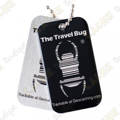 Travel bug QR - Negro