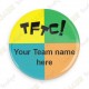 Badge Team Name x 100 - Personnalisable