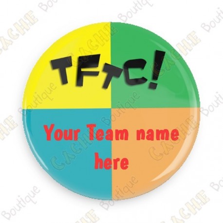 Badge Team Name x 100 - Personnalisable - Cache Boutique