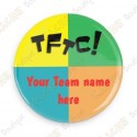 Badge Team Name x 100 - Personnalisable