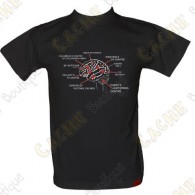 T-Shirt "Geo Brain" Homme - Noir