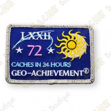 Geo Achievement® 24 Hours 72 Caches - Patch