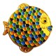 Géocoin "Rainbow Fish" - Sunny Gold LE