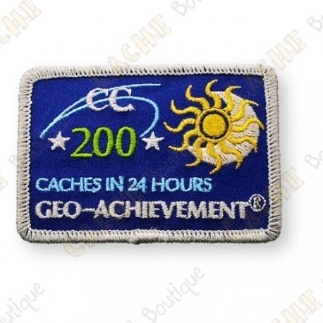 Geo Achievement® 24 Hours 200 Caches - Patch