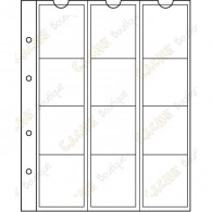  12 pockets per sheet for your geocoins up to 44 mm. 