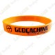Geocaching silicone wristband - Orange