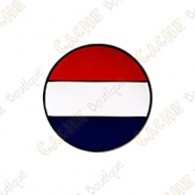  Micro coin que representa la bandera de Holanda. 