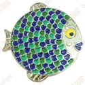 Geocoin "Rainbow Fish" V2 - Groundspeak Blue