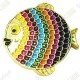 Géocoin "Rainbow Fish" V2 - Spectrum Gold LE