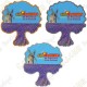 Geocoin "Géocacheurs de Provence" - Pack of 3