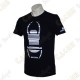 Trackable "Travel Bug" T-shirt - Black
