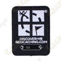 Patch Geocaching trackable - Noir