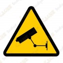 Cache "Warning video surveillance"