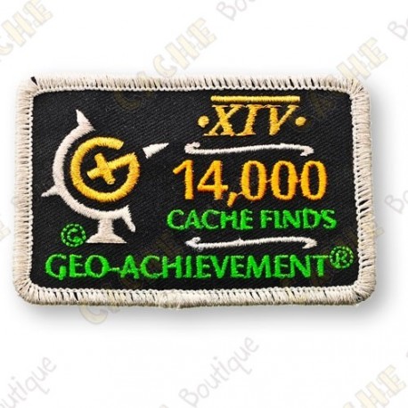 Geo Achievement® 14 000 Finds - Parche