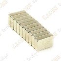 Magnets neodymes 10x6x2mm - Lot de 5