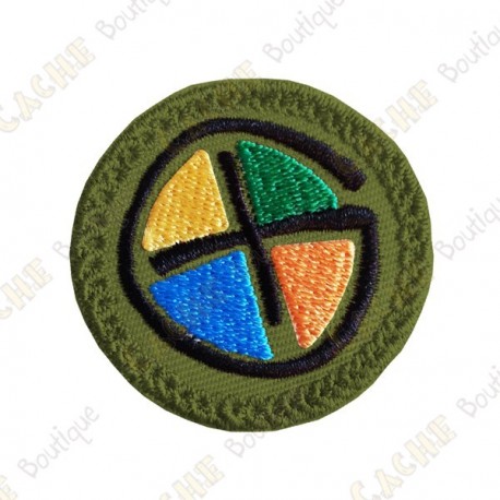 Patch geocaching - Quadricolor / Khaki