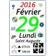 "29 février 2016" magnet - Presale