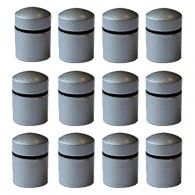 Magnetic Nano Caches x 12 - Grey