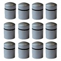 Magnetic Nano Caches x 12 - Grey