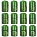 Nano Cache aimantée "Geo" x 12 - Vertes