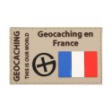 Patch "Geocaching en France" PVC
