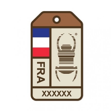 Travel Bug "Origins" Sticker - France