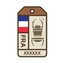 Sticker Travel Bug "Origins" - Francia