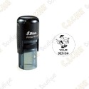 100% custom round stamp - 17mm