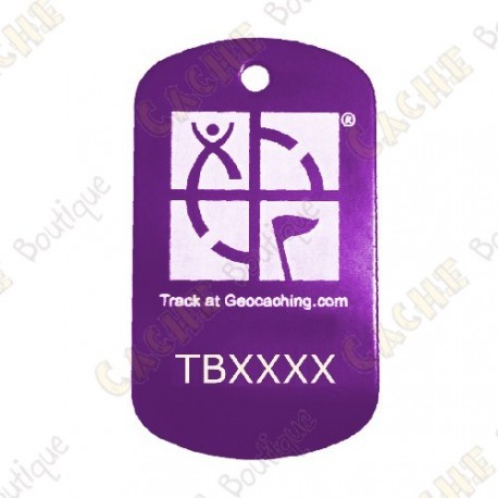 Custom Travel tag - TB shape with your tracking code