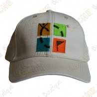 Casquette logo Geocaching quadri - Beige