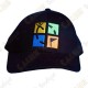 Gorra logo Geocaching color - Negra