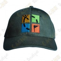 Casquette logo Geocaching quadri - Kaki